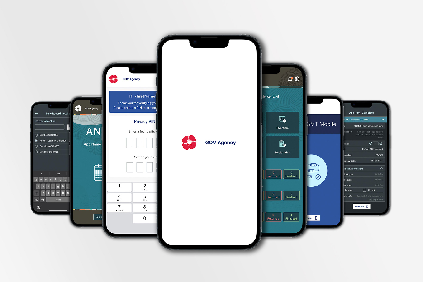Mobile UI Design System interface design